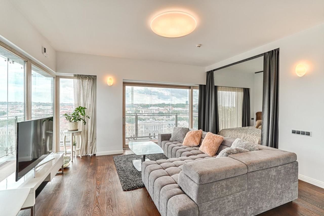 Апартаменты Vilnius city best view apartments Вильнюс-29
