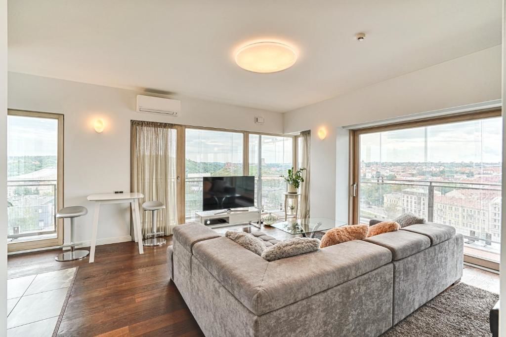 Апартаменты Vilnius city best view apartments Вильнюс-39